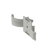 1x1 Clincher Adjustable Releasable Clamp Polypropylene #6 (M3) Screw ARC.68-S6-C14 (Pack of 100)