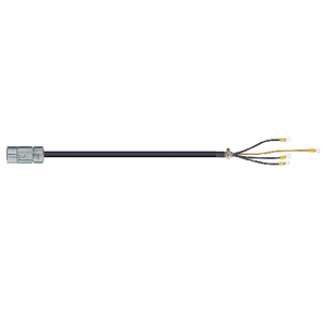 Igus MAT9961561 6 AWG 4C Round Plug Socket A / Open End B Connector TPE Siemens 6FX_002-5CS24 Power Cable
