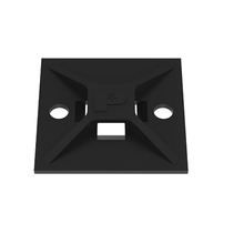 1x1 4 Way Cable Tie Mount ABS Rubber Adhesive Tape ABM2S-A-C0 (Pack of 100)