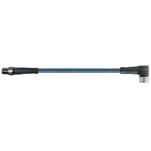 Igus MAT90410330 24 AWG 3C M8 Socket Angled A / Pin B Connector CF.INI CF9 TPE 2M Sensor/Actuator Cable