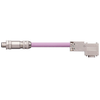 Igus BUS9041259 24 AWG 1P M12 5 Poles Pin A / SUB-D End Plug 90° B Connector Phoenix Contact TPE Harnessed Profibus Cable
