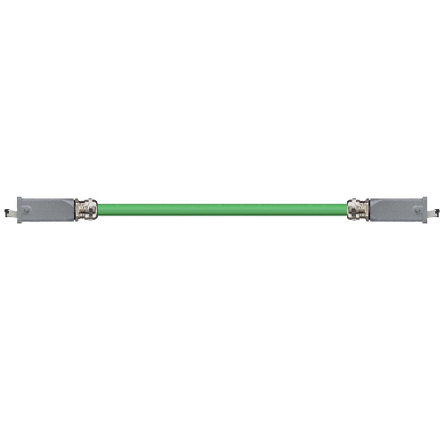 Igus CAT9361002 22 AWG 2P RJ45 Han 3A A/B Connector Harting PVC Harnessed Profinet Cable