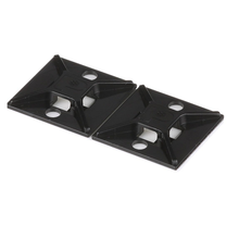1x1 4 Way Cable Tie Mount ABS Rubber Adhesive Tape ABM2S-A-C20 (Pack of 100)