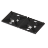 1x1 4 Way Cable Tie Mount ABS Rubber Adhesive Tape ABM2S-A-C20 (Pack of 100)