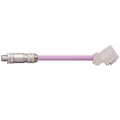 Igus BUS9041155 24 AWG 1P M12 5 Poles Pin A / SUB-D End Plug 45° B Connector Phoenix Contact PUR Harnessed Profibus Cable