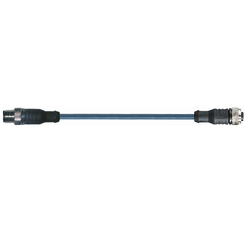 Igus M12 Socket A / Pin B Connector Straight CF.INI CF10 Linking Cable