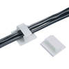1.46x1.49x0.75 Bevel Entry Wire Clip Rubber Adhesive Tape Nylon 6.6 BEC75-A-L20 (Pack of 50)
