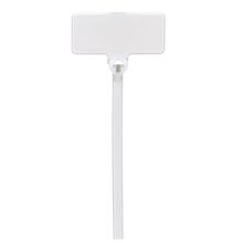 8.3x.095 Dome-Top Barb Ty Marker Cable Tie Flag Nylon 6.6 BF2M-C (Pack of 100)