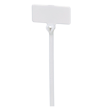 8.3x.095 Dome-Top Barb Ty Marker Cable Tie Flag Nylon 6.6 BF2M-C (Pack of 100)