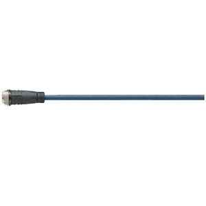 Igus M12 Socket A / Open End B Connector Straight CF.INI CF98 Sensor/Actuator Cable