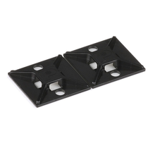 1x1 4 Way Cable Tie Mount ABS Rubber Adhesive Tape ABM2S-A-C20 (Pack of 100)