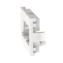 2 Port 1/2 Size Mini-Com Flat Modular Insert Faceplate Frame Mount CHF2WH-X (Pack of 10)
