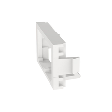 2 Port 1/3 Size Mini-Com Flat Modular Insert Faceplate Frame Mount CHF2MWH-X (Pack of 10)