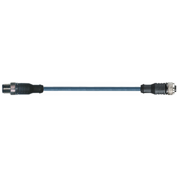 Igus MAT90410301 22 AWG 4C M12 Socket A / Pin B Connector Straight CF.INI CF98 TPE 5M Linking Cable