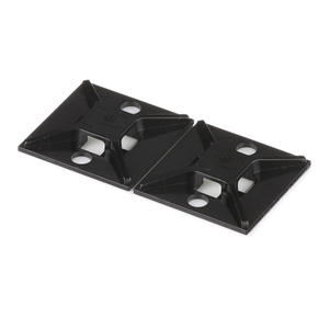 1x1 4 Way Cable Tie Mount UV ABS Acrylic Adhesive Tape ABM2S-AT-D0 (Pack of 500)