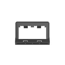 2 Port 1/2 Size Mini-Com Modular Insert Sloped Mount Faceplate Frame CHS2BL-X (pack of 10)