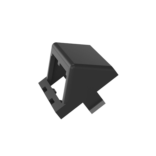 Mini-Com Modular Insert Sloped Mount Faceplate Frame