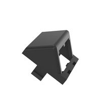 2 Port 1/2 Size Mini-Com Modular Insert Sloped Mount Faceplate Frame CHS2BL-X (pack of 10)