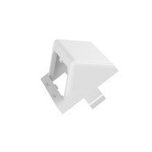 2 Port 1/2 Size Mini-Com Modular Insert Sloped Mount Faceplate Frame CHS2WH-X (Pack of 10)