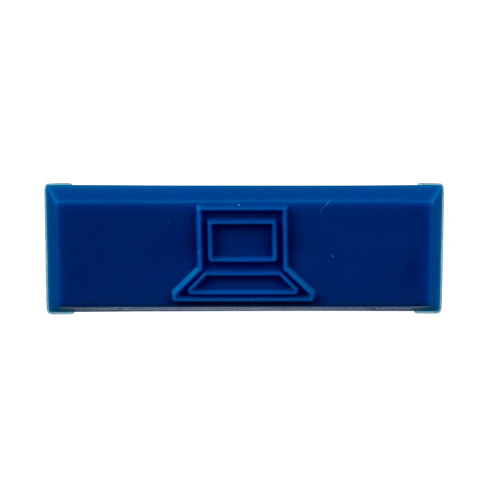 0.56x0.18 Plastic Snap Icon Data Image Faceplate ABS CIDBU-C