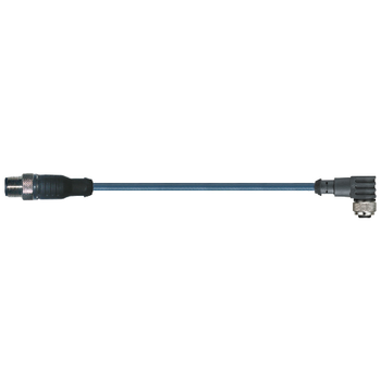 Igus MAT90410303 22 AWG 4C M12 Socket Angled A / Pin B Connector CF.INI CF98 TPE 2M Linking Cable