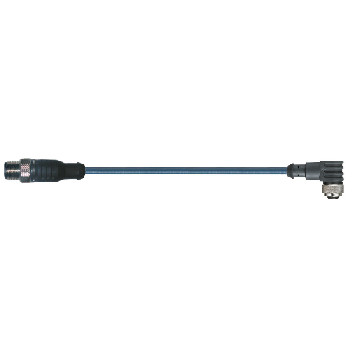 Igus MAT90410304 22 AWG 4C M12 Socket Angled A / Pin B Connector CF.INI CF98 TPE 5M Linking Cable