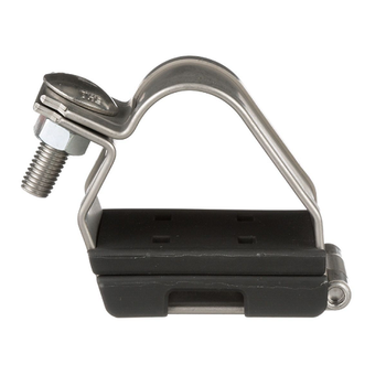 30-36mm Trefoil Cable Cleat 316L Stainless Steel TR Clamp 1Hole M8 Mount CCSSTR3036-X