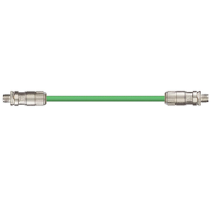 Igus CAT9461007 22 AWG 2P M12 X-Coded A/B Connector Telegärtner PUR Harnessed Profinet Cable