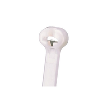 Dome-Top Stainless-Steel Locking Barb Cable Tie Miniature Nylon 6.6