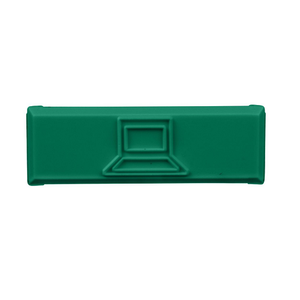 0.56x0.18 Plastic Snap Icon Data Image Faceplate ABS CIDGR-C (Pack of 100)