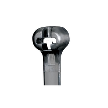 18.1x0.275 Dome-Top Stainless-Steel Locking Barb Cable Tie Light-Heavy Heat UV Nylon 6.6 BT5LH-C300 (Pack of  100)