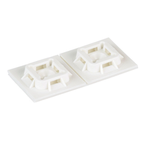 1x1 4 Way Cable Tie Mount Nylon 6.6 Rubber Adhesive Tape ABM100-A-D (Pack of 500)