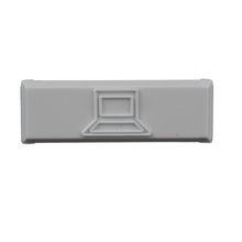 0.56x0.18 Plastic Snap Icon Data Image Faceplate ABS CIDWH-C (Pack of 100)