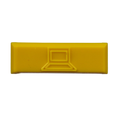 0.56x0.18 Plastic Snap Icon Data Image Faceplate ABS CIDYL-C (Pack of 100)