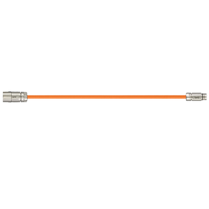 Igus MAT9561594 16 AWG 4C Round Plug Socket A / Coupling Pin B Connector iguPUR Siemens 6FX_002-5CQ28 SpeedTec Ext Power Cable