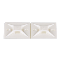 1.12x1.12 4 Way Cable Tie Mount Nylon 6.6 Rubber Adhesive Tape ABM112-A-D (pack of 500)