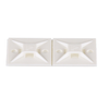 1.12x1.12 4 Way Cable Tie Mount Nylon 6.6 Rubber Adhesive Tape ABM112-A-D (pack of 500)