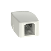 1 Port Mini-Com Surface Mount Boxe Quick Release ABS CBXQ1IW-A