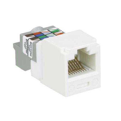Mini-Com RJ45 TP Style Cat6 Plus UTP Jack Module ABS
