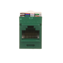 22-26 AWG Mini-Com RJ45 TP Style Cat6 Plus UTP Jack Module ABS CJ688TPGR