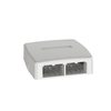 4 Port Mini-Com Surface Mount Boxe Quick Release ABS CBXQ4IW-A