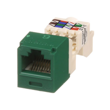 22-26 AWG Mini-Com RJ45 TP Style Cat6 Plus UTP Jack Module ABS CJ688TPGR