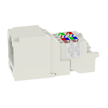 22-26 AWG Mini-Com RJ45 TP Style Cat6 Plus UTP Jack Module ABS CJ688TPIW