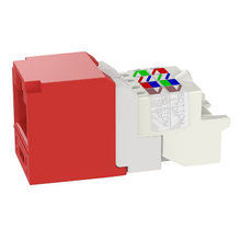 22-26 AWG Mini-Com RJ45 TP Style Cat6 Plus UTP Jack Module ABS CJ688TPRD