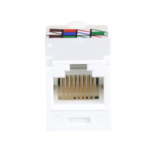 22-26 AWG Mini-Com RJ45 TP Style Cat6 Plus UTP Jack Module ABS CJ688TPWH