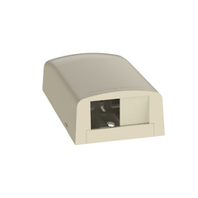 2 Port Mini-Com Surface Mount Boxe Elongated ABS CBX2EI-AY