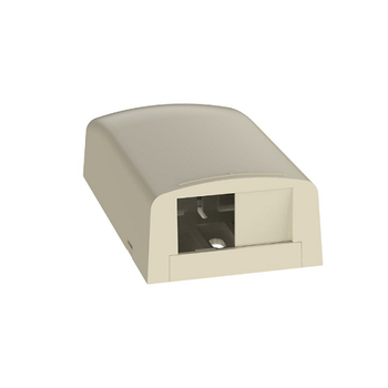 2 Port Mini-Com Surface Mount Boxe Elongated ABS CBX2EI-AY