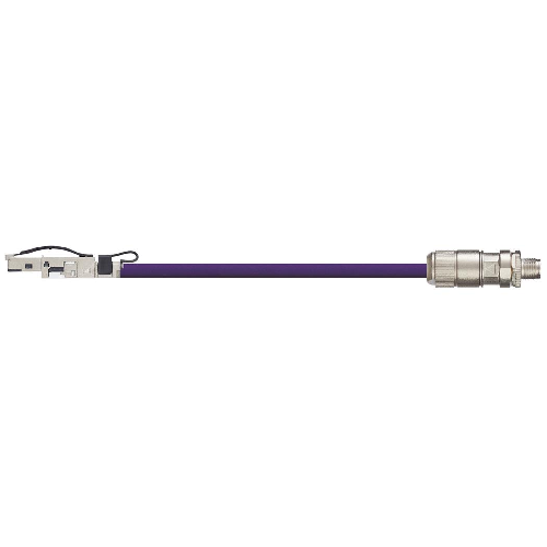Teleg Rj45 Igus CAT9331005 26 AWG 4P RJ45 Metal A / M12 X-Coded B Connector ...