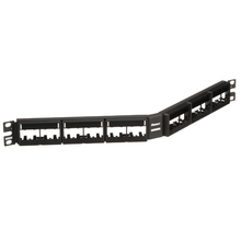 Mini-Com Faceplate Modular Angled Patch Panel W/ label