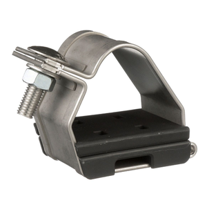 26-32mm Trefoil Cable Cleat 316L Stainless Steel TR Clamp 1Hole M8 Mount CCSSTR2632-X